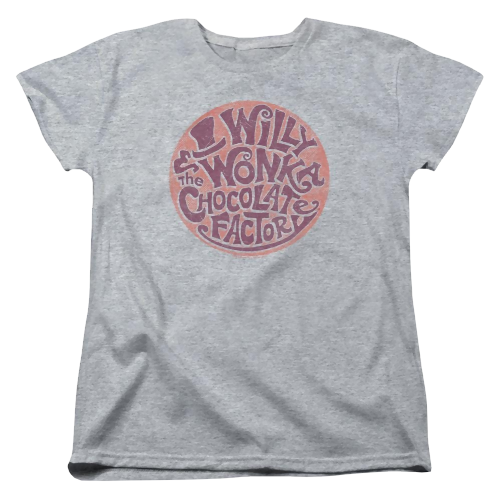 Willy Wonka & the Chocolate Factory Circle Logo Women's T-Shirt Women's T-Shirt Willy Wonka and the Chocolate Factory   