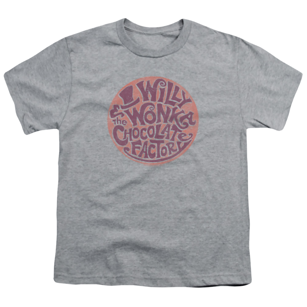 Willy Wonka and the Chocolate Factory Circle Logo - Youth T-Shirt Youth T-Shirt (Ages 8-12) Willy Wonka and the Chocolate Factory   