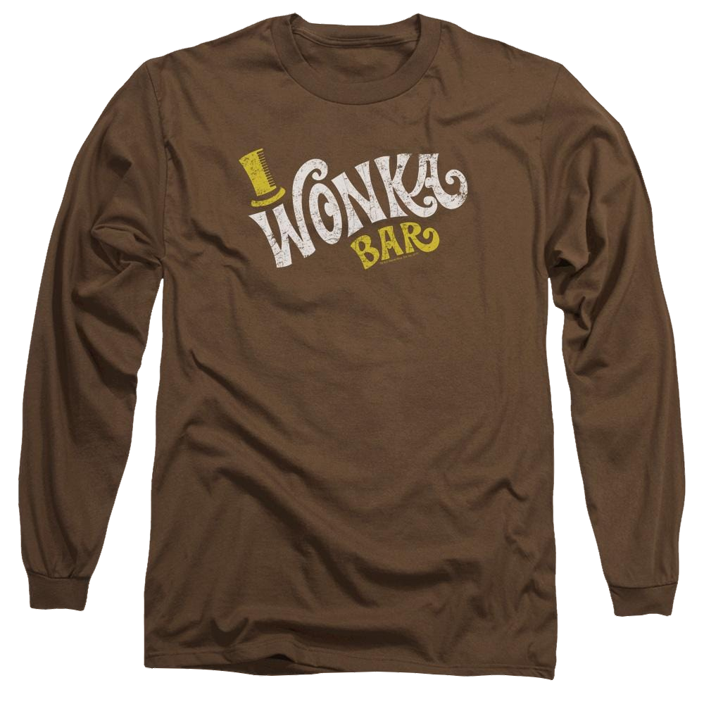Willy Wonka & the Chocolate Factory Wonka Logo Men's Long Sleeve T-Shirt Men's Long Sleeve T-Shirt Willy Wonka and the Chocolate Factory   