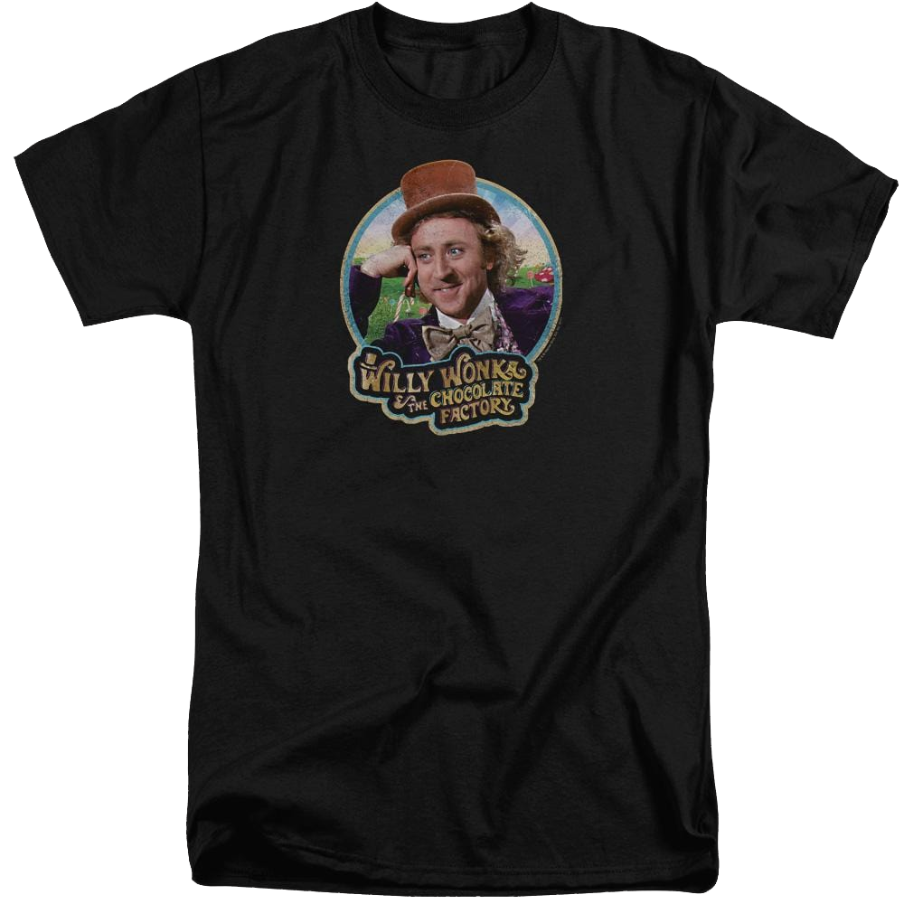 Willy Wonka & the Chocolate Factory Its Scrumdiddlyumptious Men's Tall Fit T-Shirt Men's Tall Fit T-Shirt Willy Wonka and the Chocolate Factory   