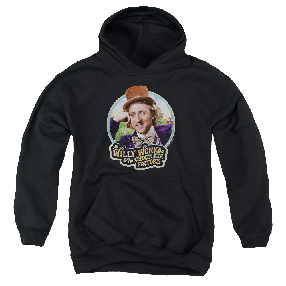 Willy Wonka and the Chocolate Factory Its Scrumdiddlyumptious - Youth Hoodie Youth Hoodie (Ages 8-12) Willy Wonka and the Chocolate Factory   