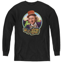 Willy Wonka And The Chocolate Factory Its Scrumdiddlyumptious - Youth Long Sleeve T-Shirt Youth Long Sleeve T-Shirt Willy Wonka and the Chocolate Factory   
