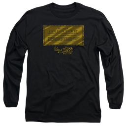 Willy Wonka & the Chocolate Factory Golden Ticket Men's Long Sleeve T-Shirt Men's Long Sleeve T-Shirt Willy Wonka and the Chocolate Factory   