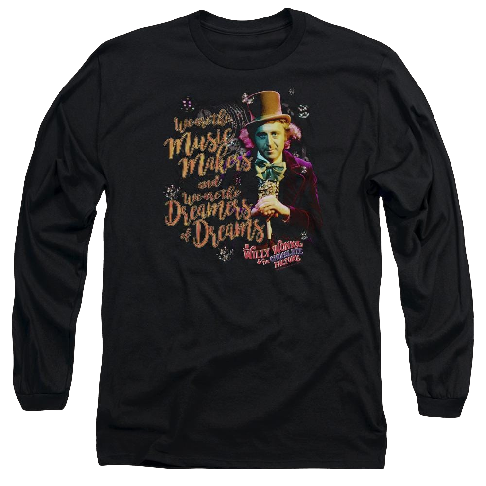 Willy Wonka & the Chocolate Factory Music Makers Men's Long Sleeve T-Shirt Men's Long Sleeve T-Shirt Willy Wonka and the Chocolate Factory   