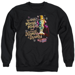 Willy Wonka & the Chocolate Factory Music Makers Men's Crewneck Sweatshirt Men's Crewneck Sweatshirt Willy Wonka and the Chocolate Factory   