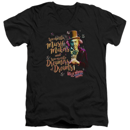 Willy Wonka & the Chocolate Factory Music Makers Men's V-Neck T-Shirt Men's V-Neck T-Shirt Willy Wonka and the Chocolate Factory   