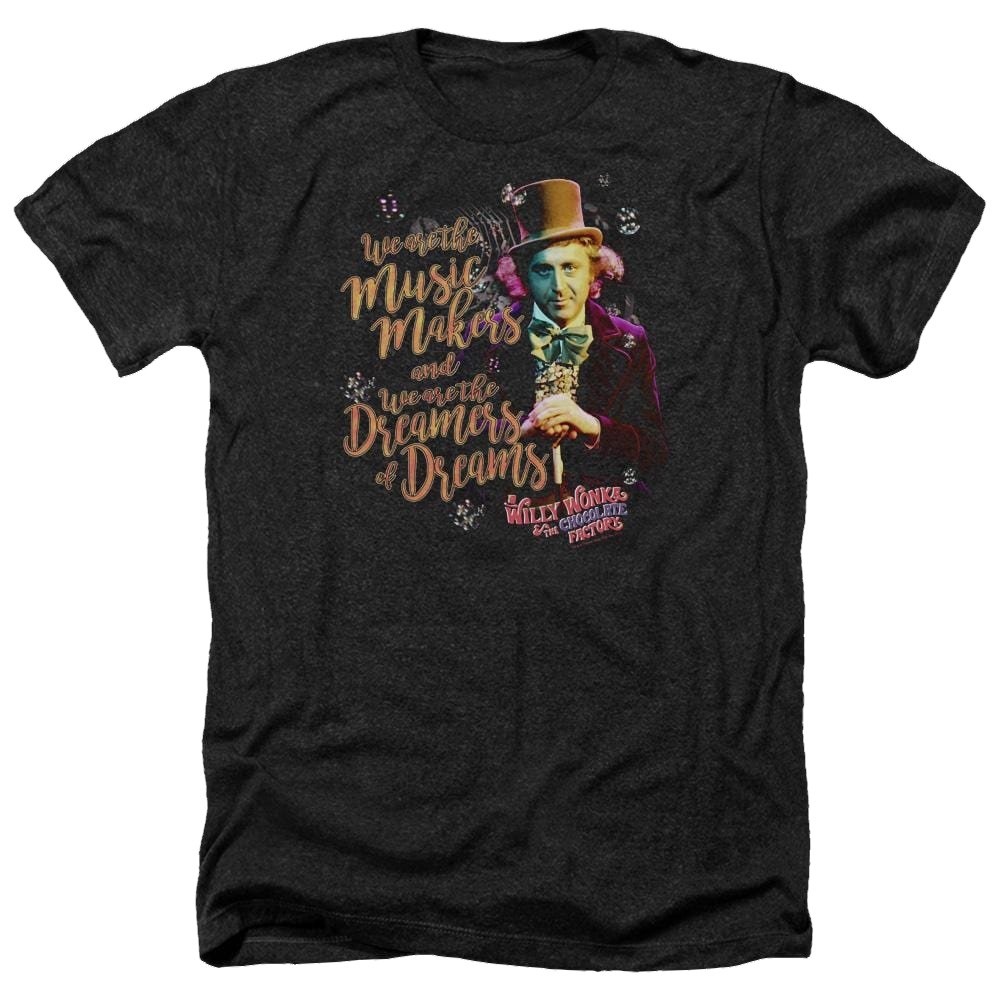 Willy Wonka & the Chocolate Factory Music Makers Men's Heather T-Shirt Men's Heather T-Shirt Willy Wonka and the Chocolate Factory   