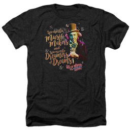 Willy Wonka & the Chocolate Factory Music Makers Men's Heather T-Shirt Men's Heather T-Shirt Willy Wonka and the Chocolate Factory   