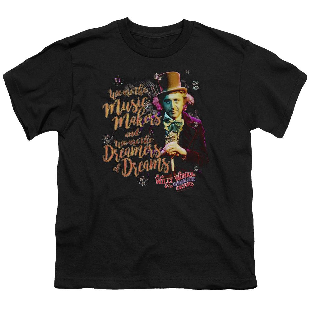 Willy Wonka and the Chocolate Factory Music Makers - Youth T-Shirt Youth T-Shirt (Ages 8-12) Willy Wonka and the Chocolate Factory   