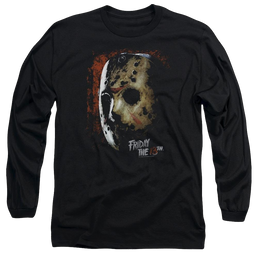 Friday The 13th Mask Of Death - Men's Long Sleeve T-Shirt Men's Long Sleeve T-Shirt Friday The 13th   