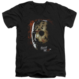 Friday The 13th Mask Of Death - Men's V-Neck T-Shirt Men's V-Neck T-Shirt Friday The 13th   