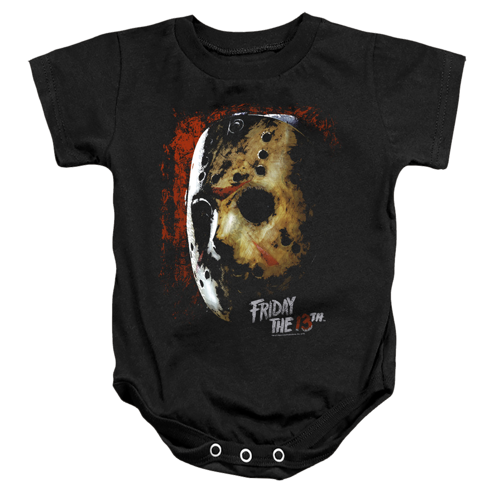 Friday the 13th Mask Of Death - Baby Bodysuit Baby Bodysuit Friday The 13th   