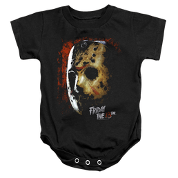 Friday the 13th Mask Of Death - Baby Bodysuit Baby Bodysuit Friday The 13th   