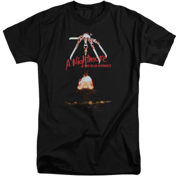 A Nightmare on Elm Street Alternate Poster - Men's Tall Fit T-Shirt A Nightmare on Elm Street