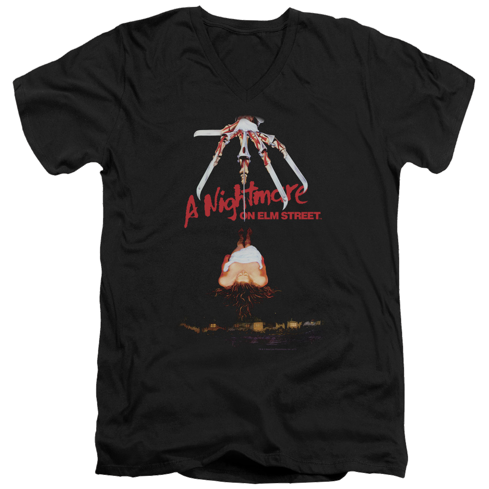 A Nightmare on Elm Street Alternate Poster - Men's V-Neck T-Shirt Men's V-Neck T-Shirt A Nightmare on Elm Street   