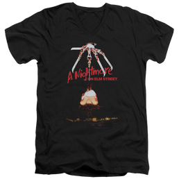 A Nightmare on Elm Street Alternate Poster - Men's V-Neck T-Shirt Men's V-Neck T-Shirt A Nightmare on Elm Street   