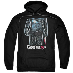 Friday The 13th 13th Poster - Pullover Hoodie Pullover Hoodie Friday The 13th   