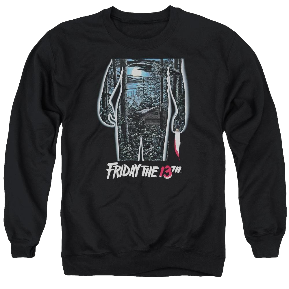 Friday The 13th 13th Poster - Men's Crewneck Sweatshirt Men's Crewneck Sweatshirt Friday The 13th   