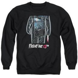 Friday The 13th 13th Poster - Men's Crewneck Sweatshirt Men's Crewneck Sweatshirt Friday The 13th   