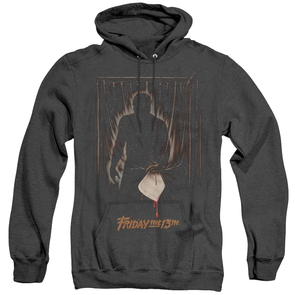 Friday The 13Th Part 3 Poster - Heather Pullover Hoodie Heather Pullover Hoodie Friday The 13th   
