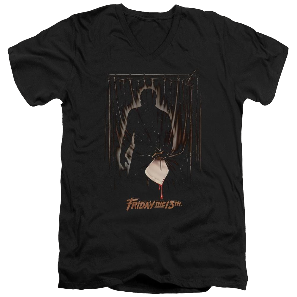 Friday The 13th Part 3 Poster - Men's V-Neck T-Shirt Men's V-Neck T-Shirt Friday The 13th   