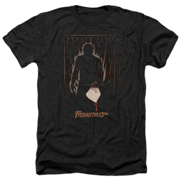 Friday The 13th Part 3 Poster - Men's Heather T-Shirt Men's Heather T-Shirt Friday The 13th   