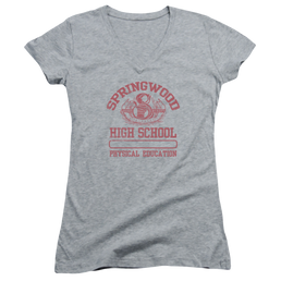 A Nightmare on Elm Street Springwood High - Juniors V-Neck T-Shirt Juniors V-Neck T-Shirt A Nightmare on Elm Street   