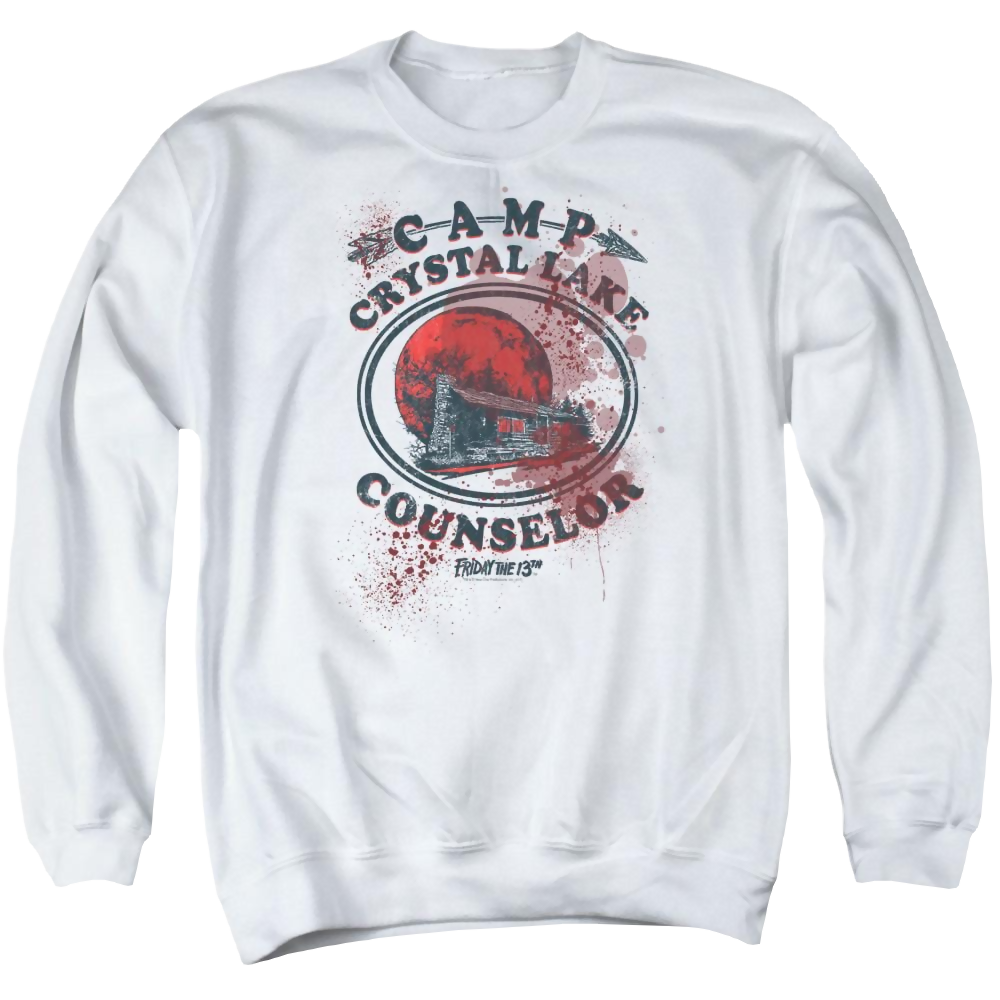 Friday The 13th Camp Counselor Victim - Men's Crewneck Sweatshirt Men's Crewneck Sweatshirt Friday The 13th   