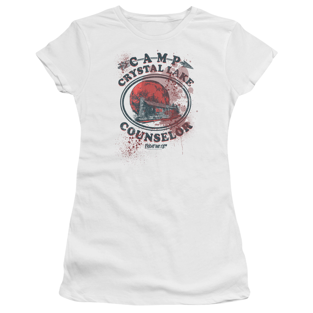 Friday The 13th Camp Counselor Victim - Juniors T-Shirt Juniors T-Shirt Friday The 13th   
