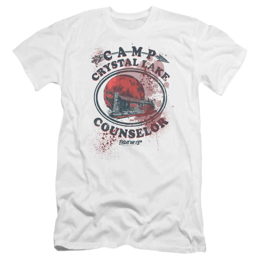 Friday The 13th Camp Counselor Victim - Men's Premium Slim Fit T-Shirt Men's Premium Slim Fit T-Shirt Friday The 13th   