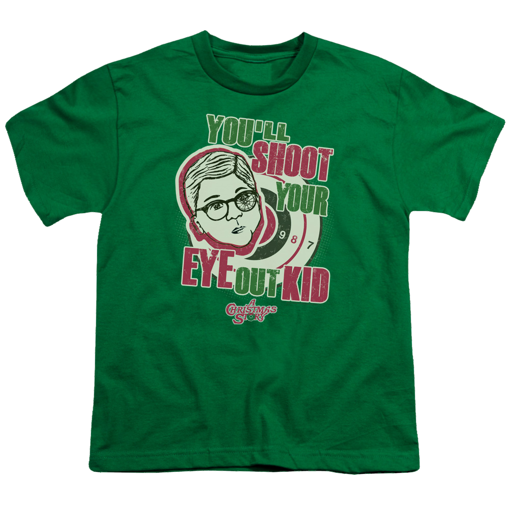 Christmas Youll Shoot Your Eye Out - Youth T-Shirt Youth T-Shirt (Ages 8-12) A Christmas Story   