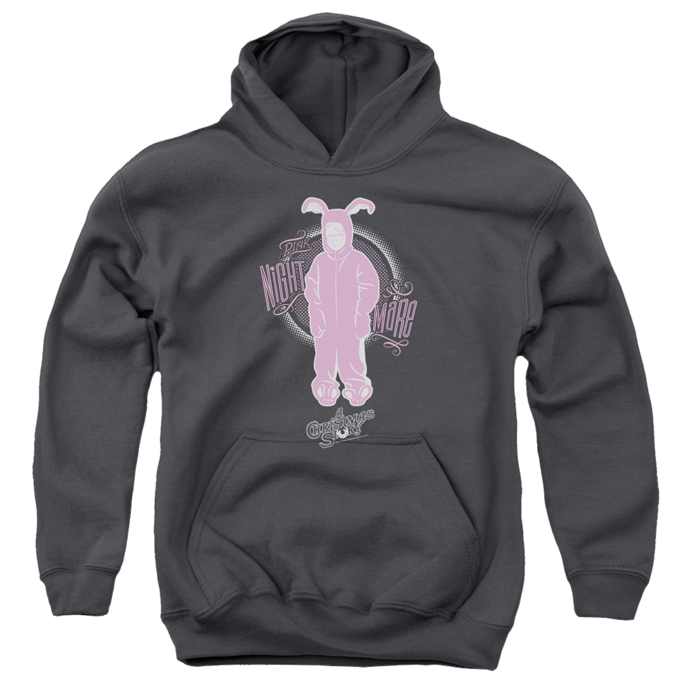 Christmas Pink Nightmare - Youth Hoodie Youth Hoodie (Ages 8-12) A Christmas Story   