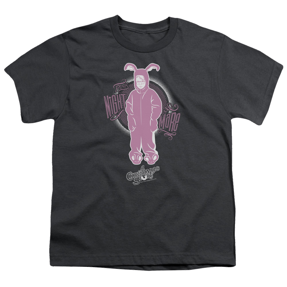 Christmas Pink Nightmare - Youth T-Shirt Youth T-Shirt (Ages 8-12) A Christmas Story   