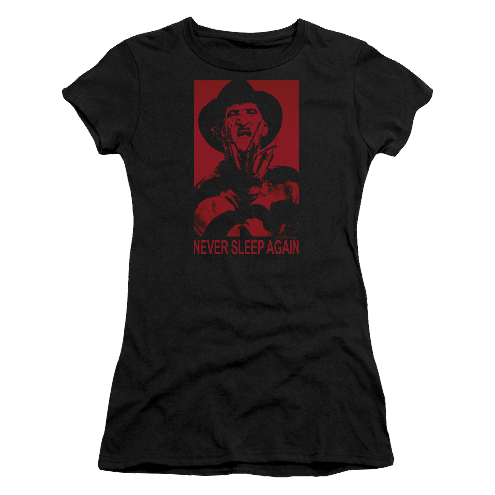 A Nightmare on Elm Street Never Sleep Again - Juniors T-Shirt Juniors T-Shirt A Nightmare on Elm Street   
