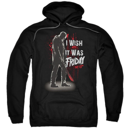 Friday The 13th I Wish It Was Friday - Pullover Hoodie Pullover Hoodie Friday The 13th   