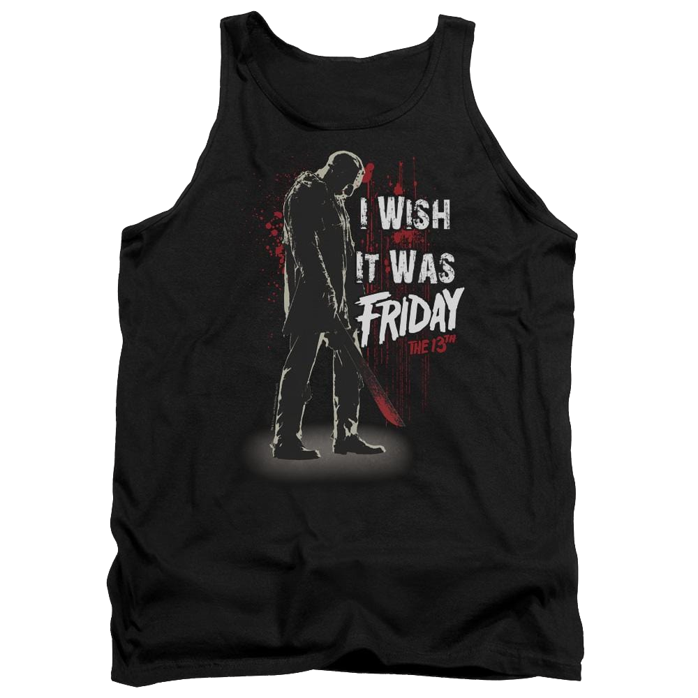 Friday The 13th I Wish It Was Friday Men's Tank Men's Tank Friday The 13th   