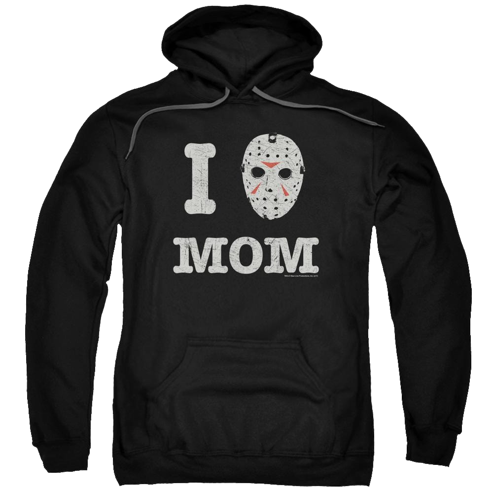Friday The 13th Mommas Boy - Pullover Hoodie Pullover Hoodie Friday The 13th   