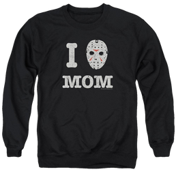 Friday The 13th Mommas Boy - Men's Crewneck Sweatshirt Men's Crewneck Sweatshirt Friday The 13th   