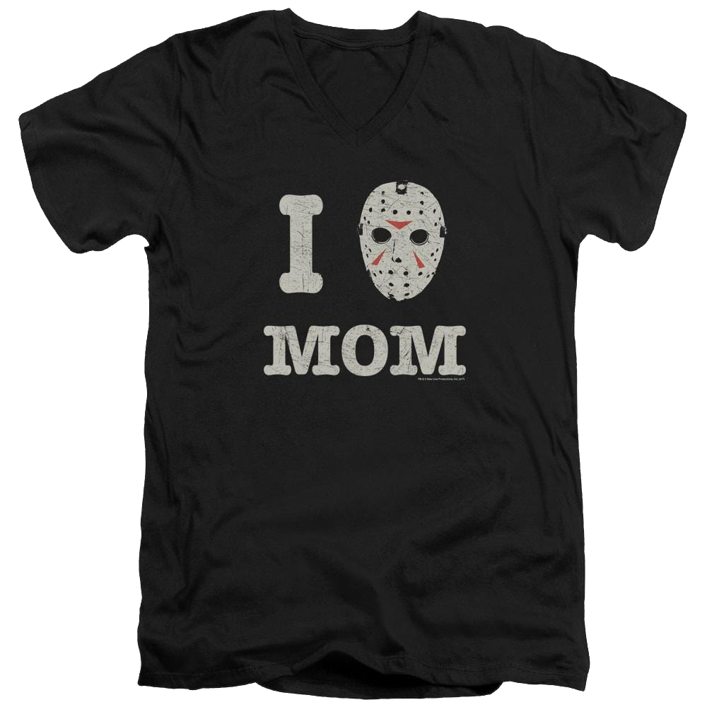 Friday The 13th Mommas Boy - Men's V-Neck T-Shirt Men's V-Neck T-Shirt Friday The 13th   
