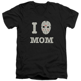 Friday The 13th Mommas Boy - Men's V-Neck T-Shirt Men's V-Neck T-Shirt Friday The 13th   