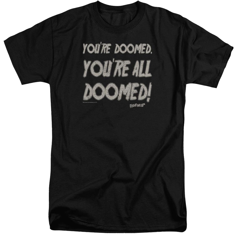 Friday The 13th Doomed - Men's Tall Fit T-Shirt Men's Tall Fit T-Shirt Friday The 13th   