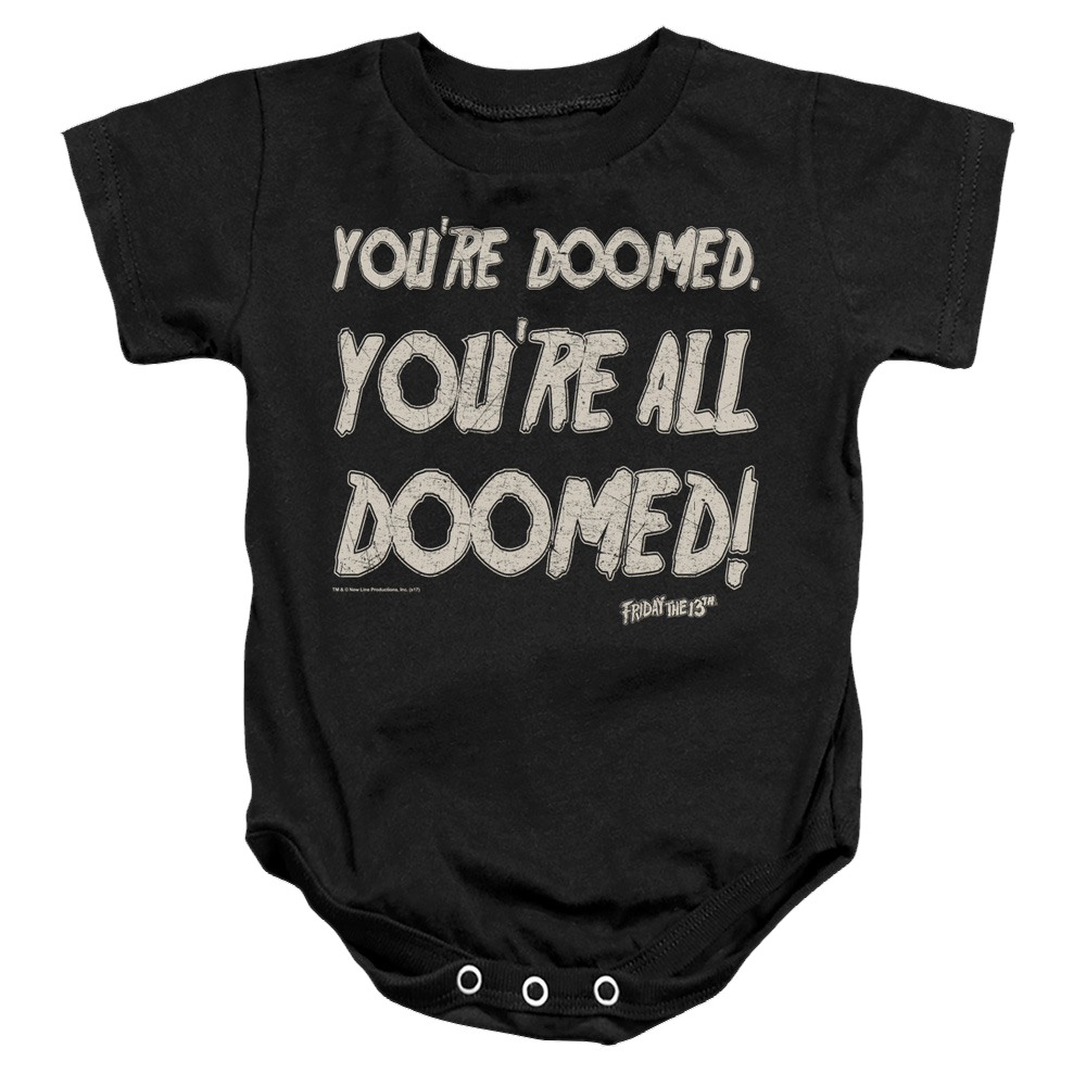 Friday the 13th Doomed - Baby Bodysuit Baby Bodysuit Friday The 13th   