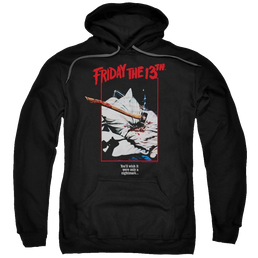 Friday The 13th Axe Poster - Pullover Hoodie Pullover Hoodie Friday The 13th   