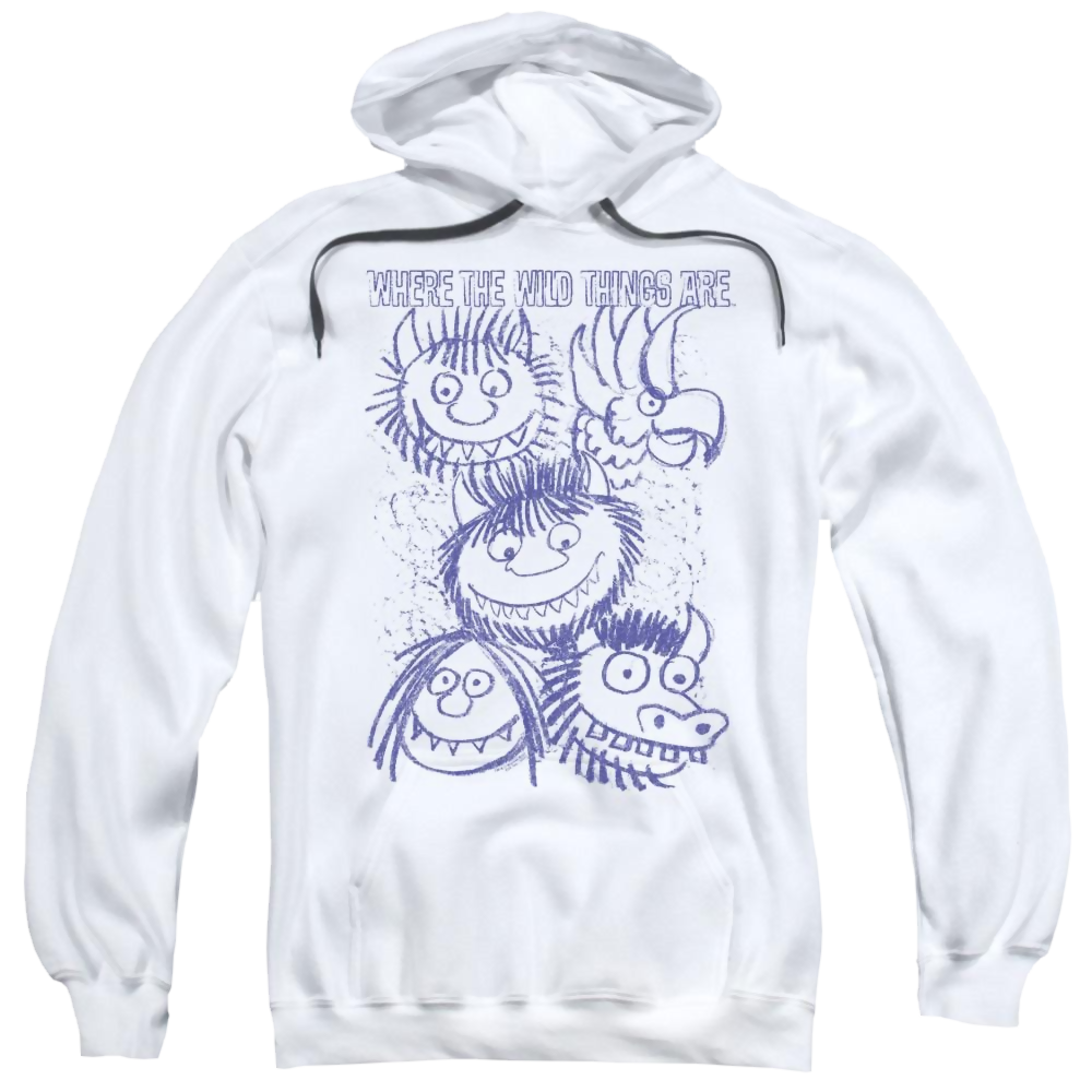 Where The Wild Things Are Wild Sketch Pullover Hoodie Pullover Hoodie Where The Wild Things Are   