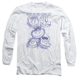 Where The Wild Things Are Wild Sketch Men's Long Sleeve T-Shirt Men's Long Sleeve T-Shirt Where The Wild Things Are   