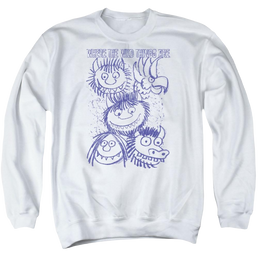 Where The Wild Things Are Wild Sketch Men's Crewneck Sweatshirt Men's Crewneck Sweatshirt Where The Wild Things Are   