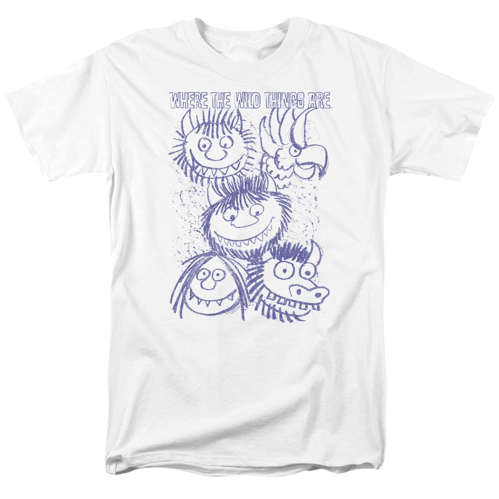 Where The Wild Things Are Wild Sketch Men's Regular Fit T-Shirt Men's Regular Fit T-Shirt Where The Wild Things Are   