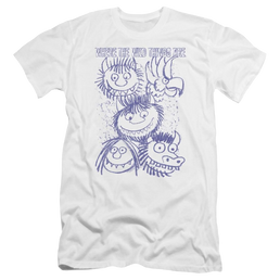 Where The Wild Things Are Wild Sketch Men's Premium Slim Fit T-Shirt Men's Premium Slim Fit T-Shirt Where The Wild Things Are   