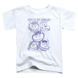 Where the Wild Things Are Wild Sketch - Toddler T-Shirt Toddler T-Shirt Where The Wild Things Are   