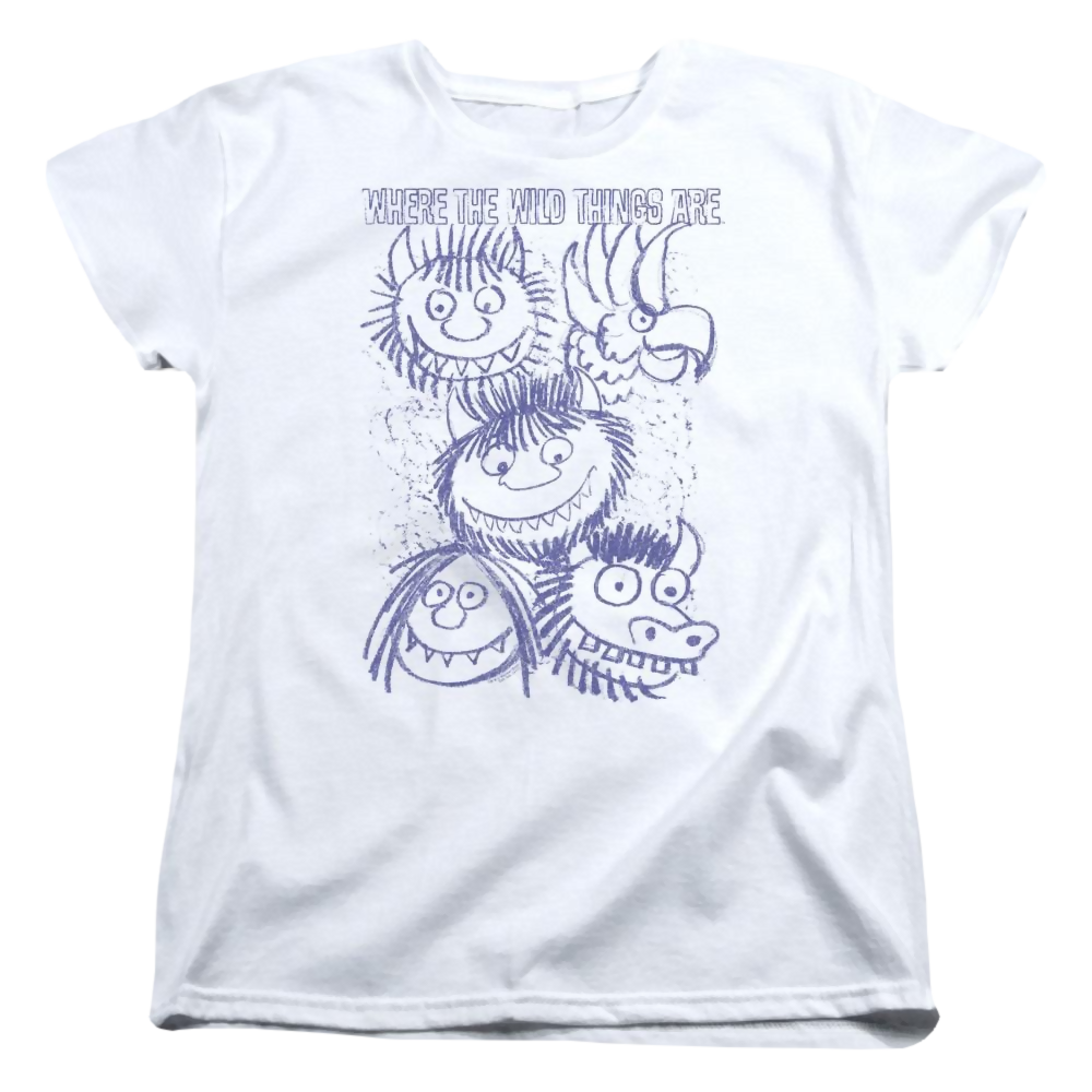 Where The Wild Things Are Wild Sketch Women's T-Shirt Women's T-Shirt Where The Wild Things Are   